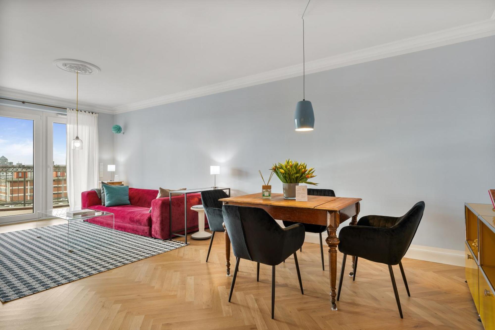 Cls Zentrale City-Wohnung In Hamburg Mit E-Laden Und Tiefgarage, Grosser Balkon, Blick Ueber Hamburg, Parkplatz, Cafe Im Haus, Bushaltestelle Direkt Gegenueber, Flex Check In Exterior photo